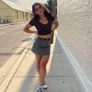 Express Olive Green Jeans